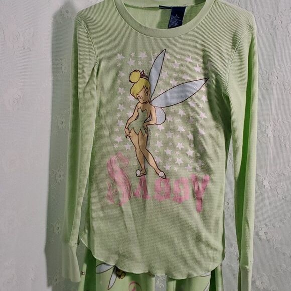 Disney Tinker bell PJ'S,‎  green, large. Adorable soft and cozy. - Picture 4 of 7